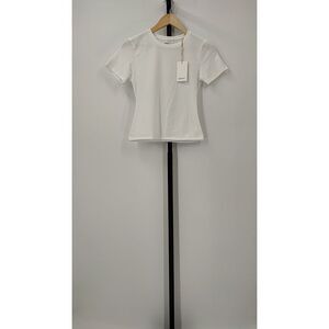 Quince White Short-Sleeve Crewneck Tee